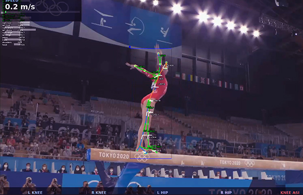 Digital athlete biomechanics visualization